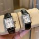 New Cartier Must de Cartier Tank Vermeil Watches Quartz Blue Leather Strap (2)_th.jpg